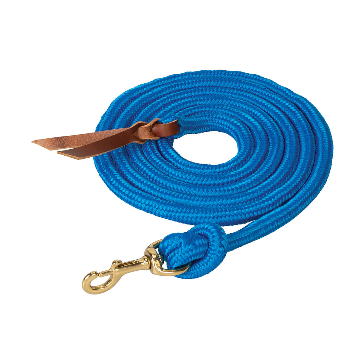 Poly Cowboy Lead with Snap - Blue - 5/8-in x 10-ft