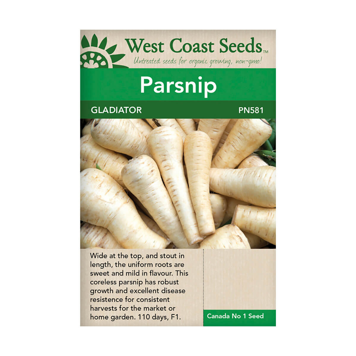 Gladiator Parsnip Seeds - approx. 7450 seeds