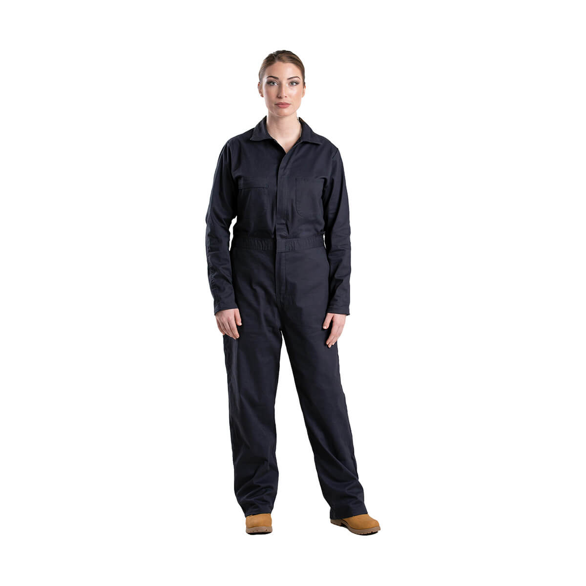 Berne Women's Highland Cotton Unlined Overall - Navy