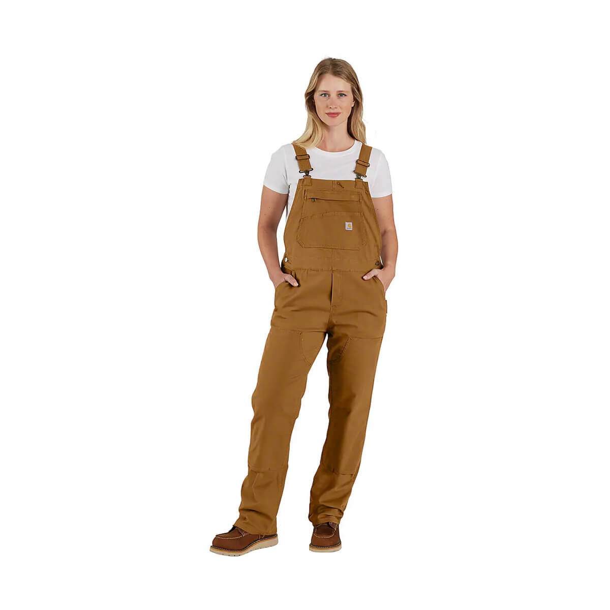 Carhartt Women's Work Rugged Flex® Unlined Overall - Brown