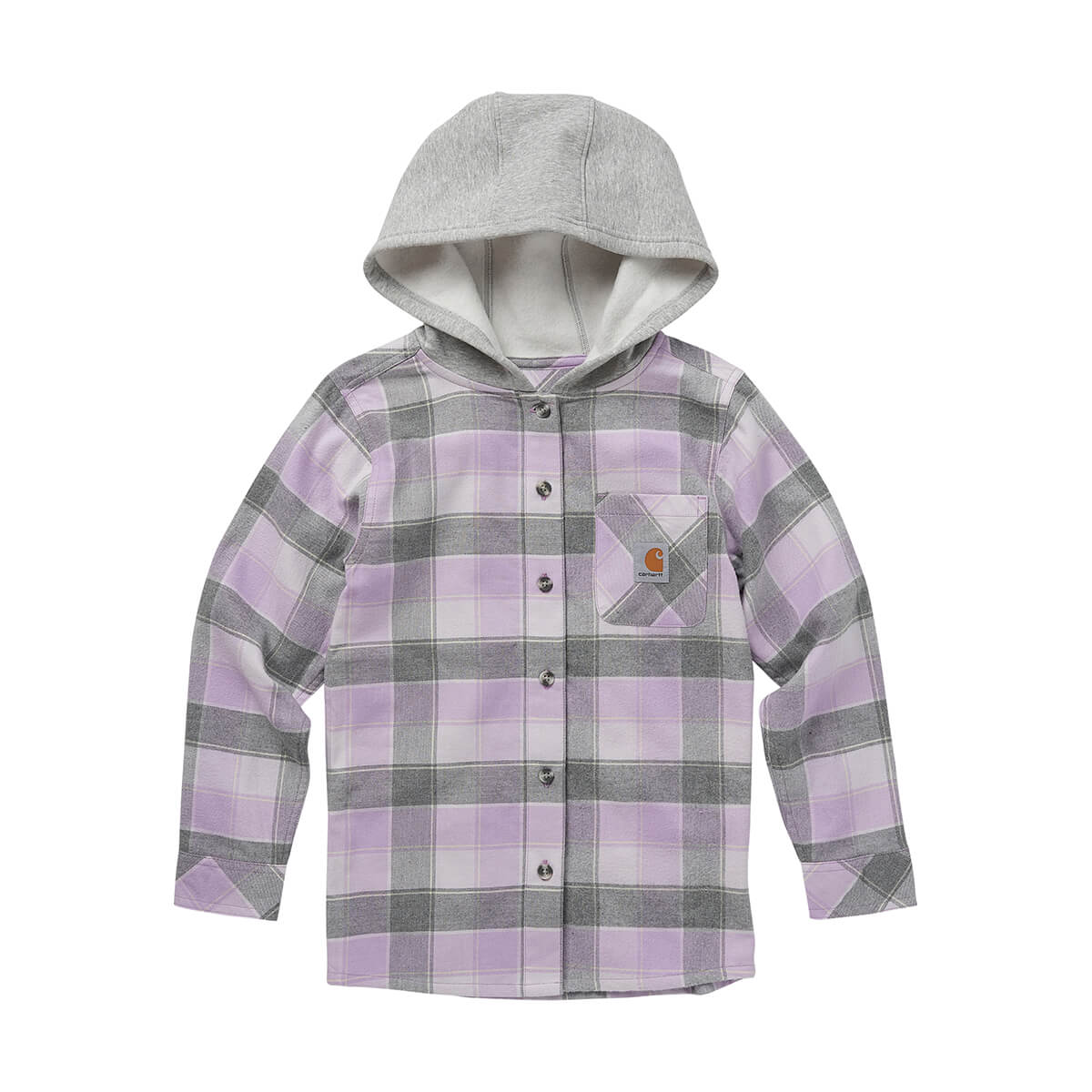 Carhartt Long-Sleeve Pocket Flannel Shirt - Purple