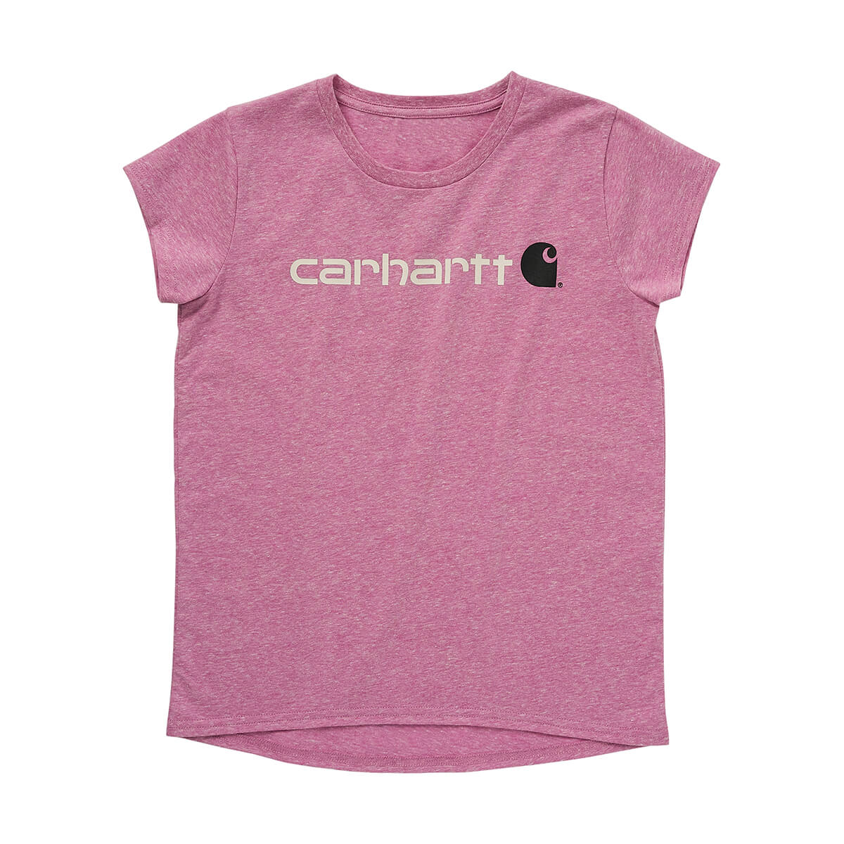 Carhartt Short-Sleeve Core Logo T-Shirt - Pink