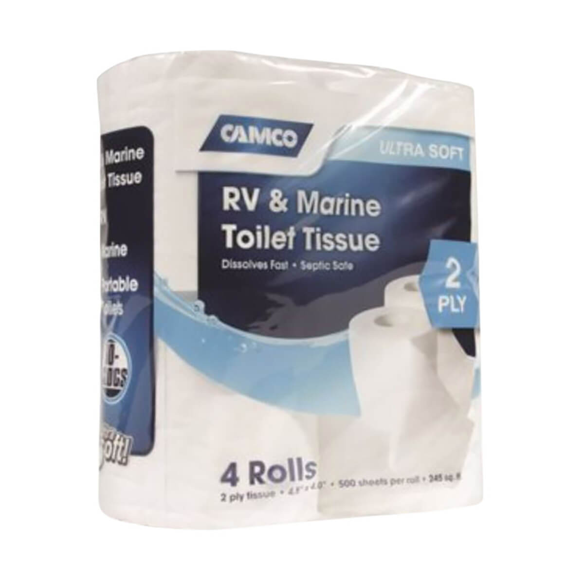 RV & Marine 2 Ply Toilet Tissue - 4 Per Pack
