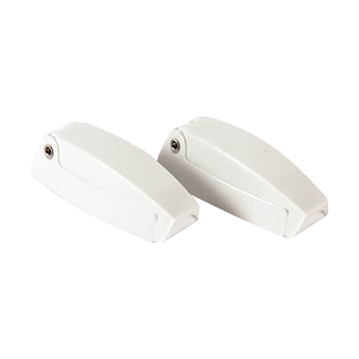 Baggage Door Catches White - 2 Per Pack