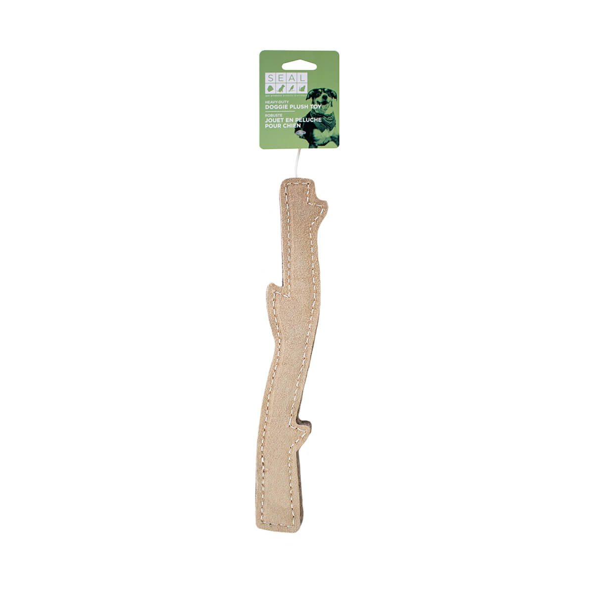 Heavy Duty Doggie Plush Stick Toy