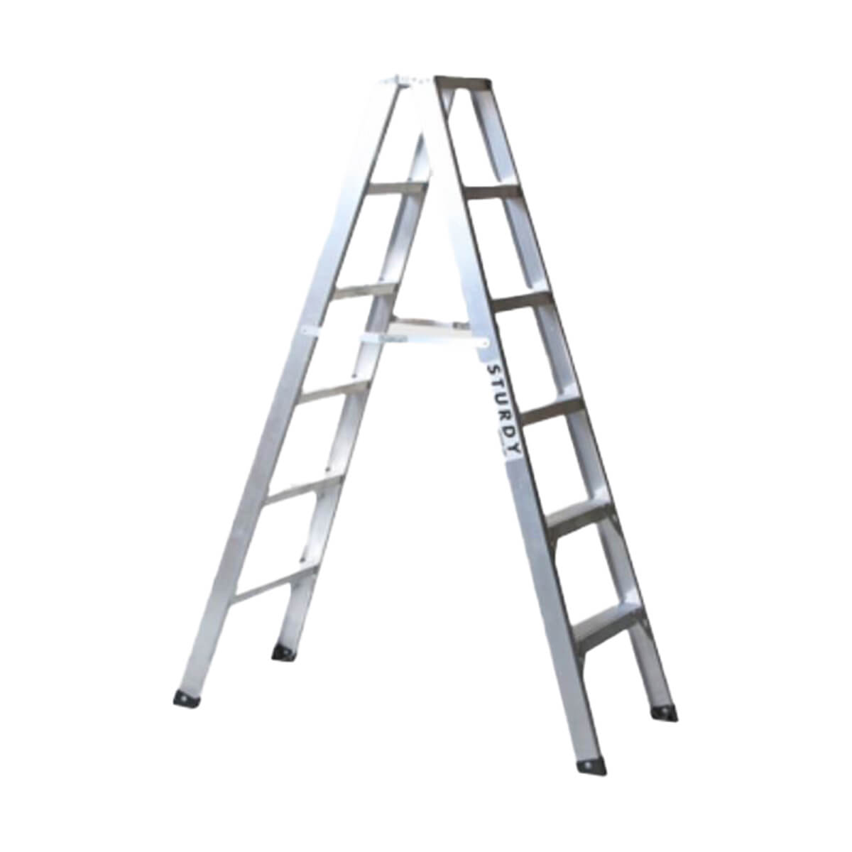 Aluminum Stepladder - Double Sided - 6-ft