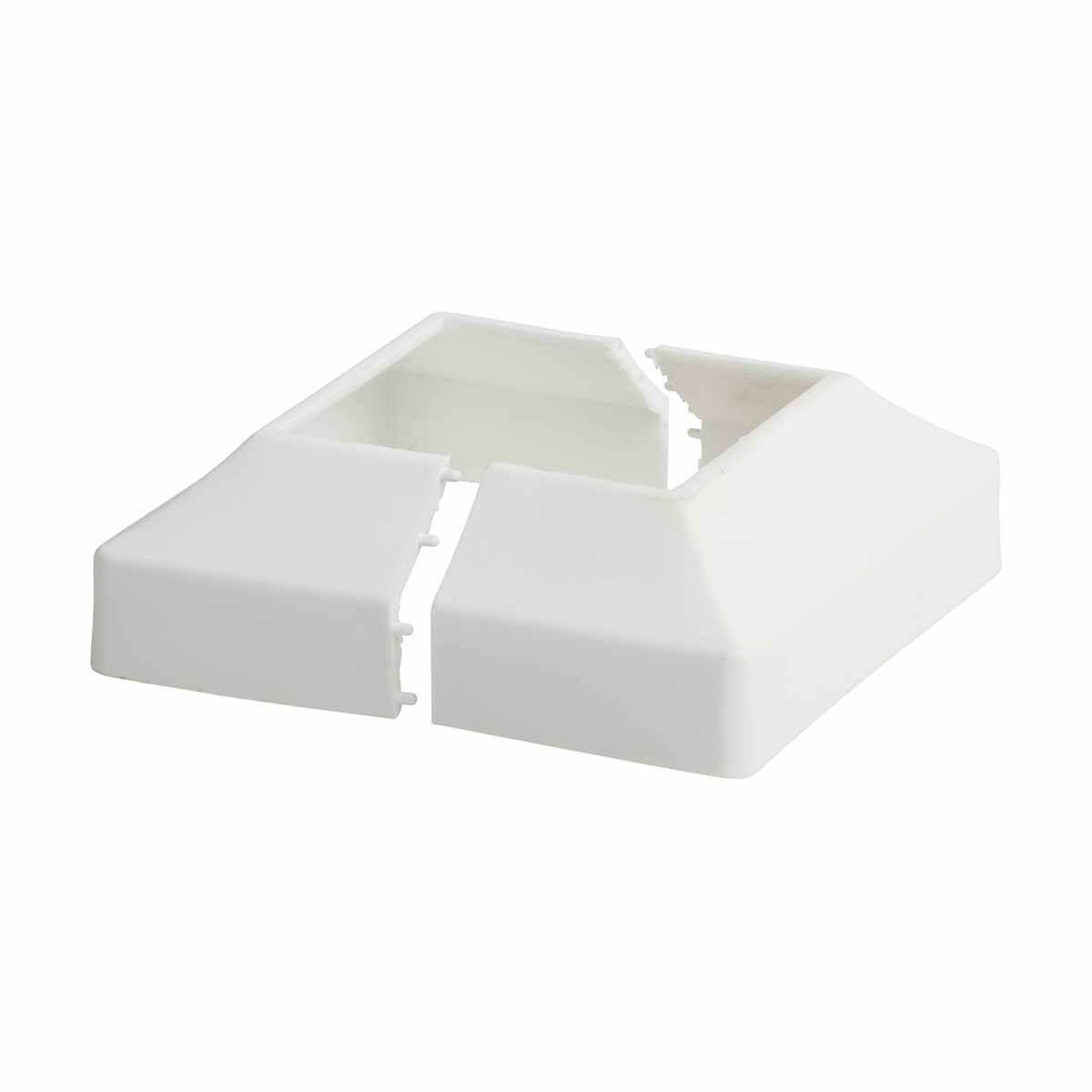Post Baseplate Cover - White - 2 1/2-in