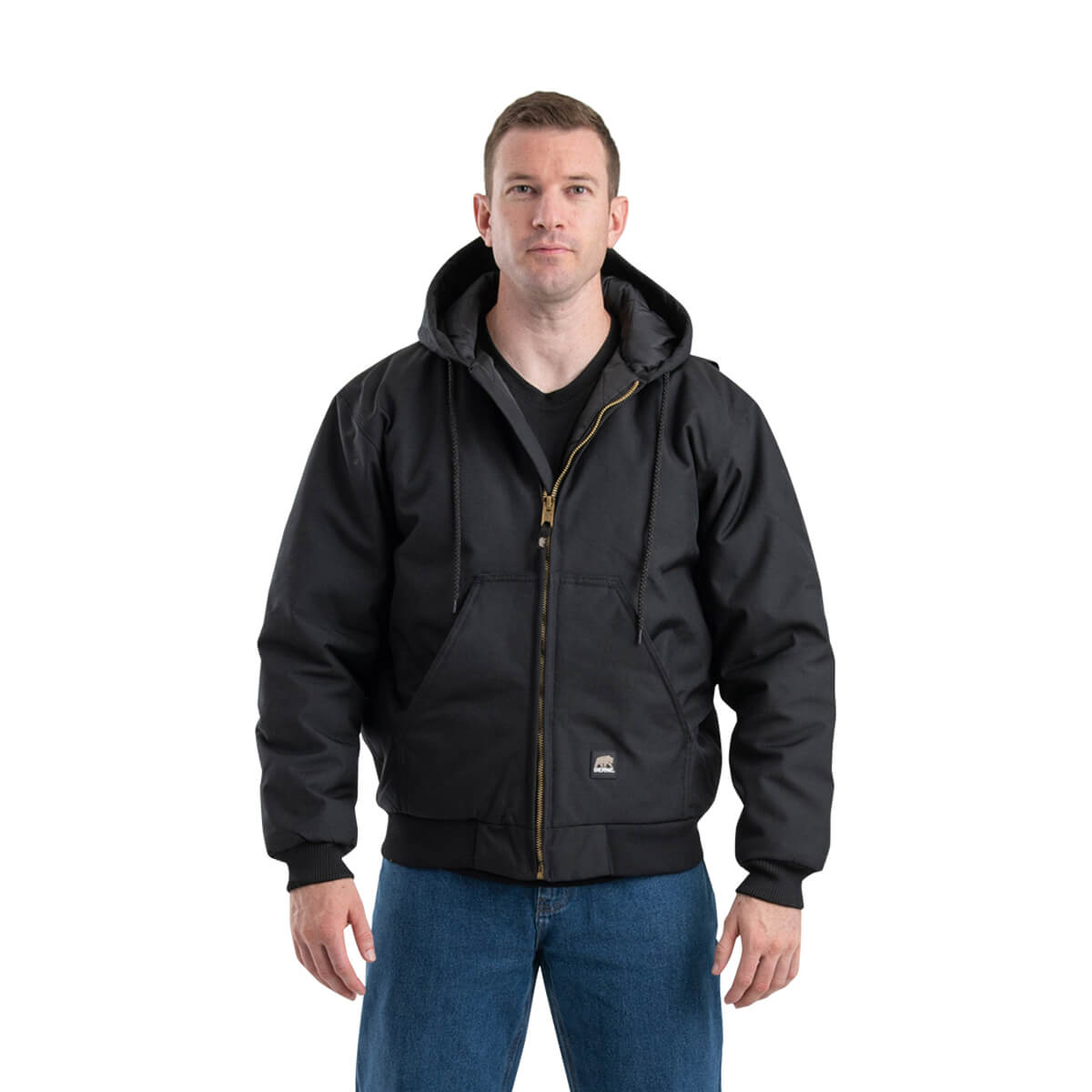 Berne ICECAP Insulated Hooded Jacket - Black