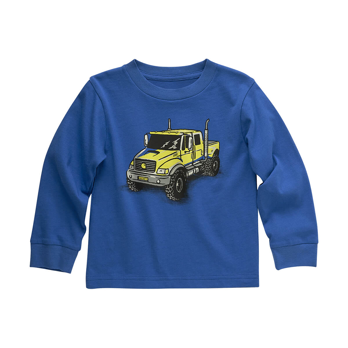 Carhartt Infant's Long Sleeve Truck T-Shirt - Electric Blue Lemonade