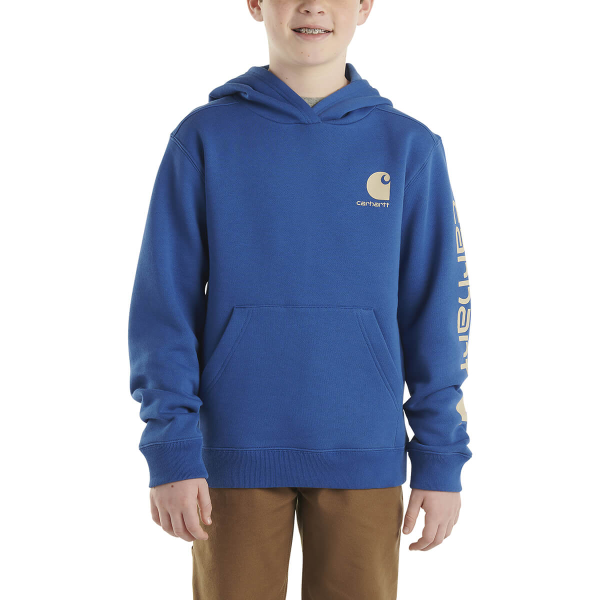 Carhartt Kid's Long Sleeve Graphic Sweatshirt - Cashmere Blue