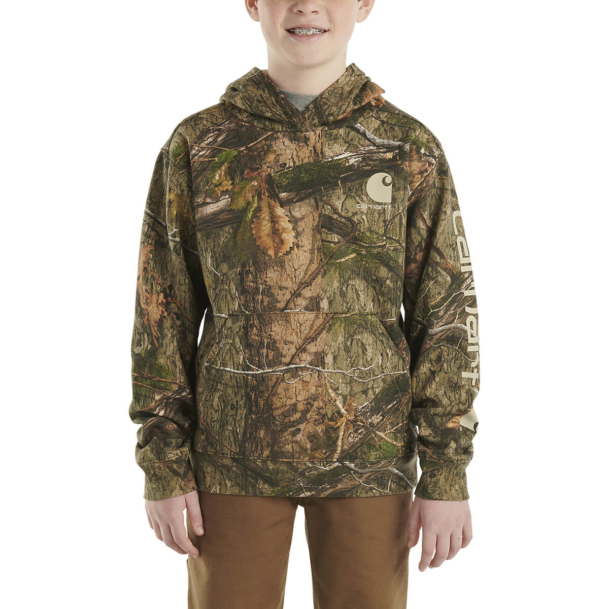 Carhartt Kid's Long Sleeve Camo Graphic Sweatshirt - Mossy Oak®