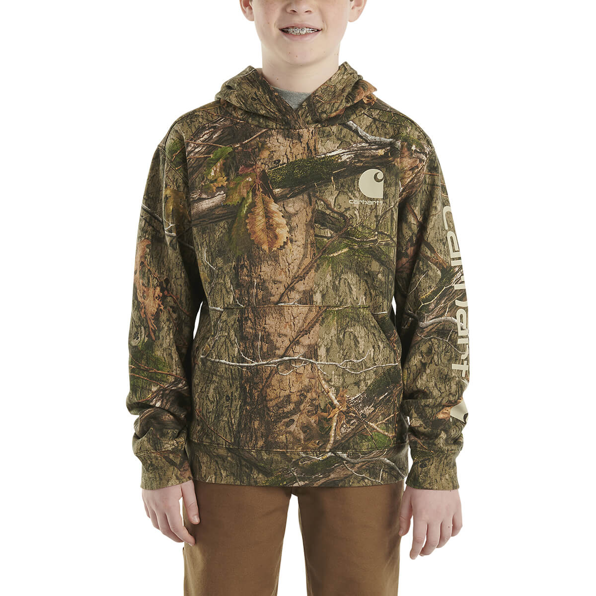 Carhartt Kid's Long Sleeve Camo Graphic Sweatshirt - Mossy Oak® Carhartt Kid's Long Sleeve Camo Graphic Sweatshirt - Mossy Oak®