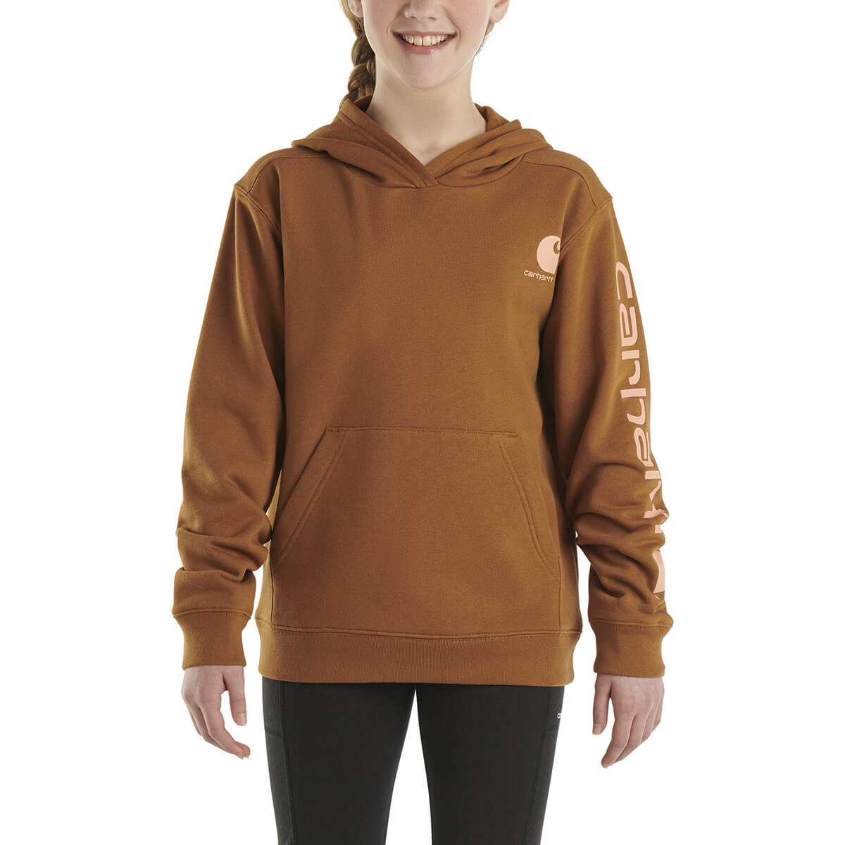 Carhartt Kid's Long Sleeve Graphic Sweatshirt - Carhartt Brown