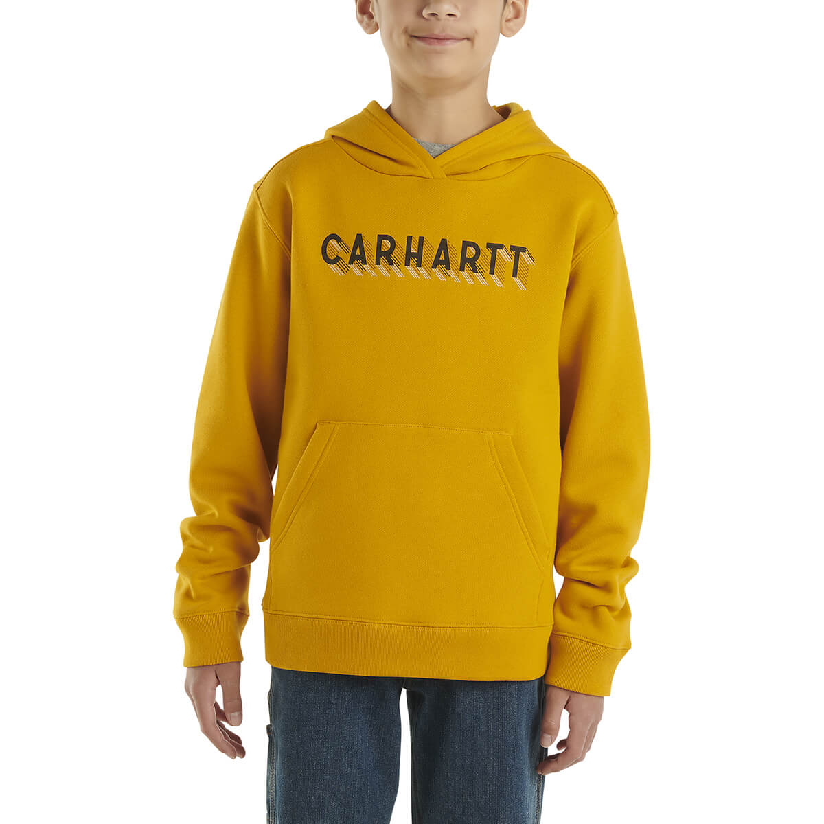 Carhartt Boy's Long Sleeve Graphic Sweatshirt - Golden Yellow