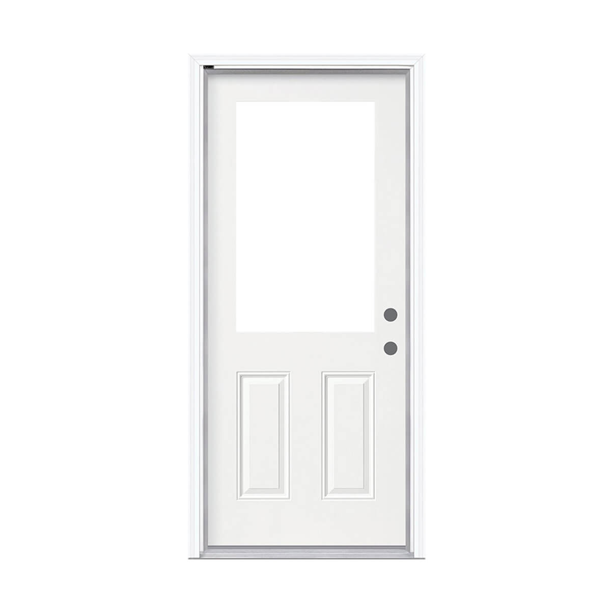 Steel Basic Door Cutout Left Hand - 32-in x 80-in x 4-1/2-in