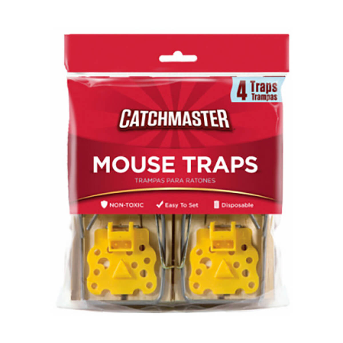 Catchmaster® Wood Snap Mouse Trap