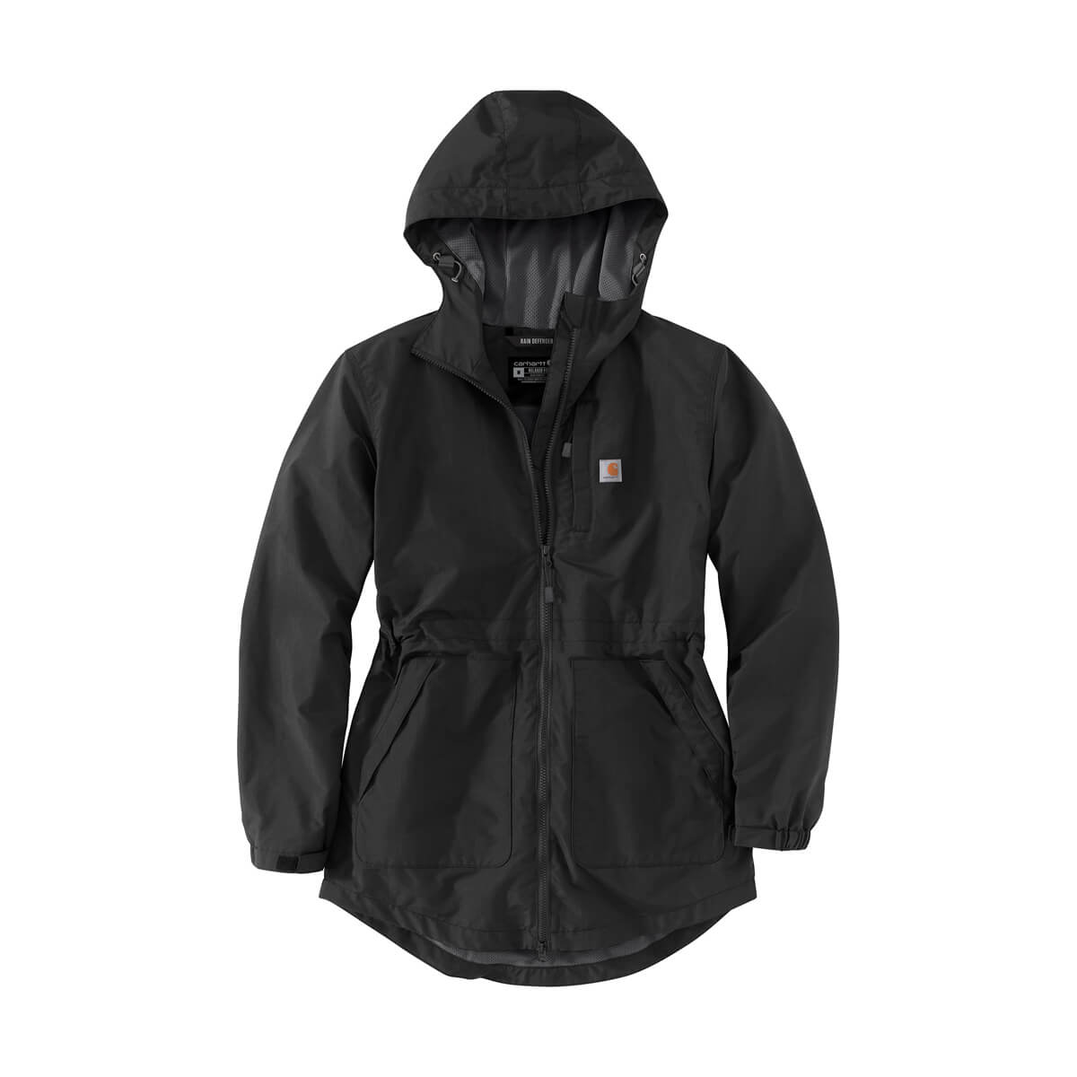Carhartt Women's Rain Defender® Relaxed Fit Lightweight Coat - Black