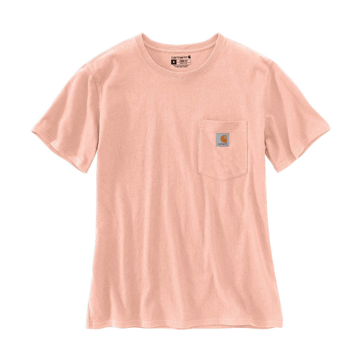 Carhartt Women's Loose Fit Heavyweight Short-Sleeve Pocket T-Shirt - Tropical Peach