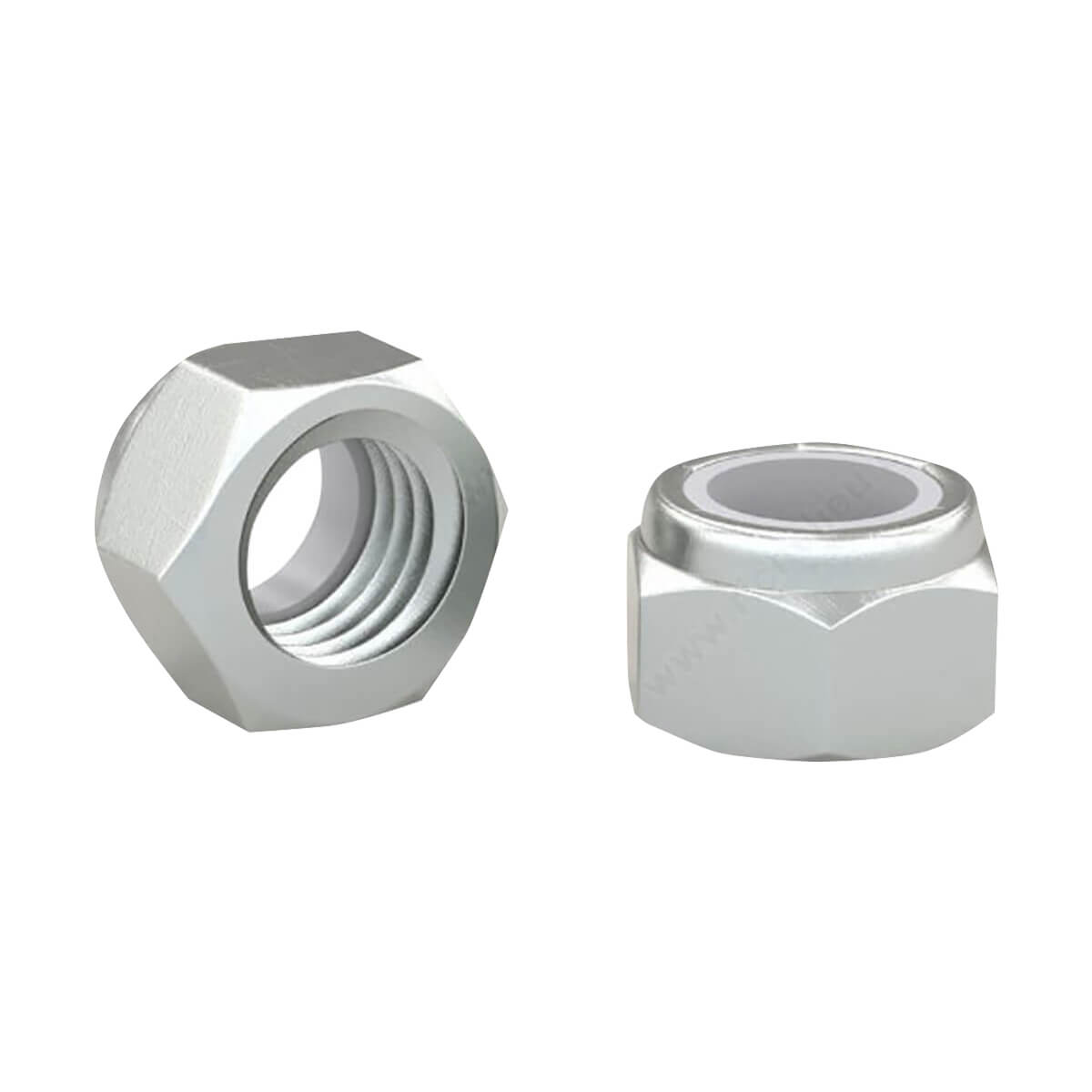 Hex Lock Nut with Nylon Insert Grade 5 - 1/2-in - 50 pcs