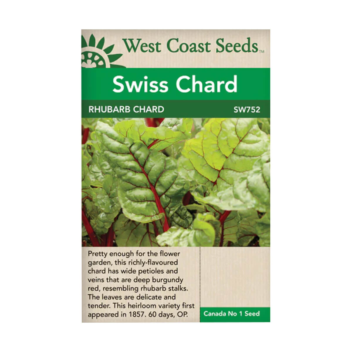 Rhubarb Chard - approx. 186 seeds