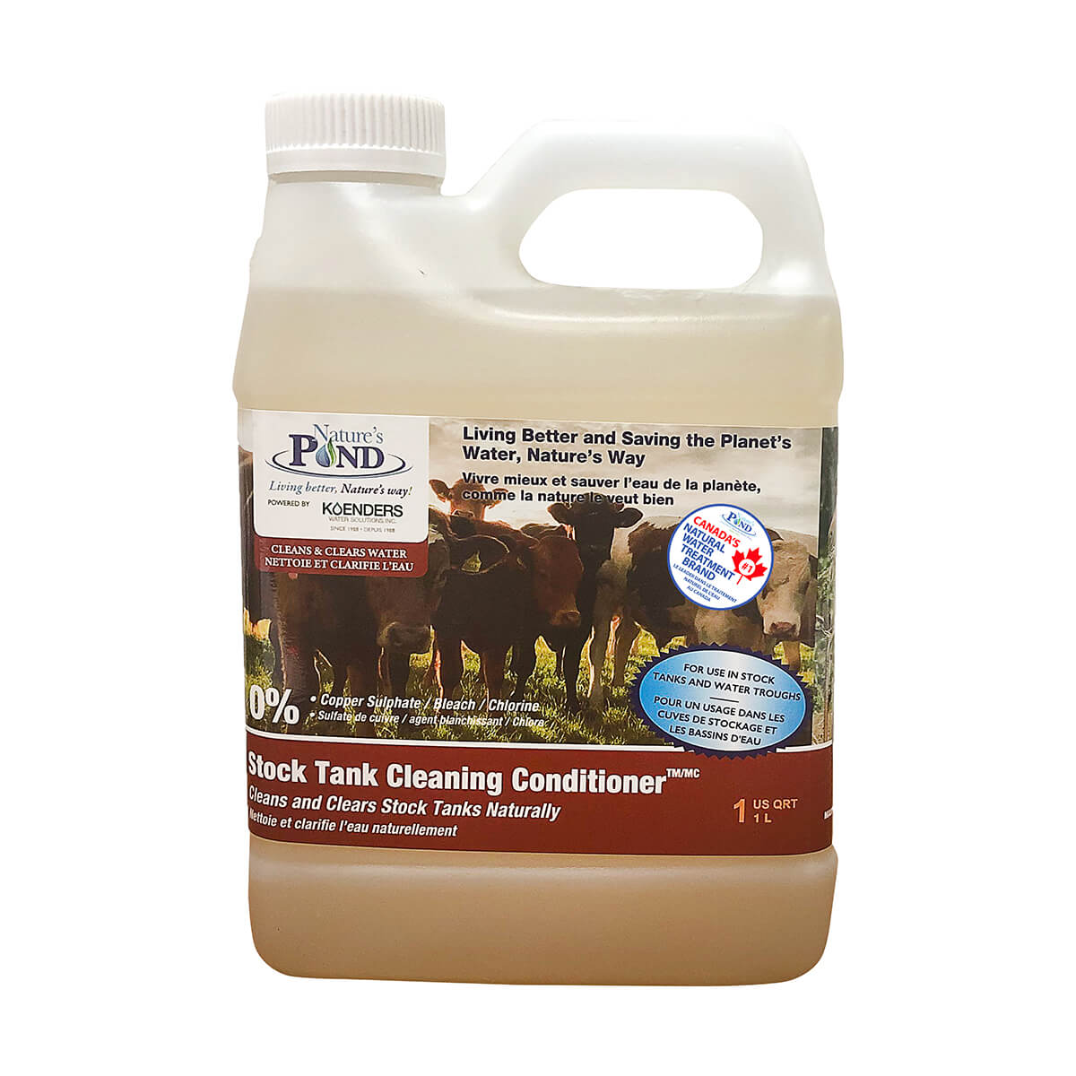 Nature's Pond Stock Tank Cleaning Conditioner - 1 L