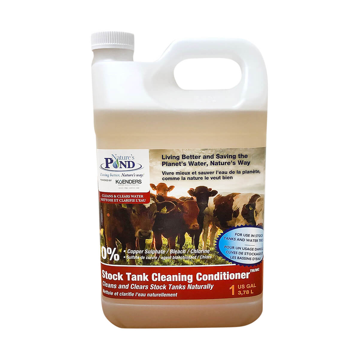 Nature's Pond Stock Tank Cleaning Conditioner - 3.78 L