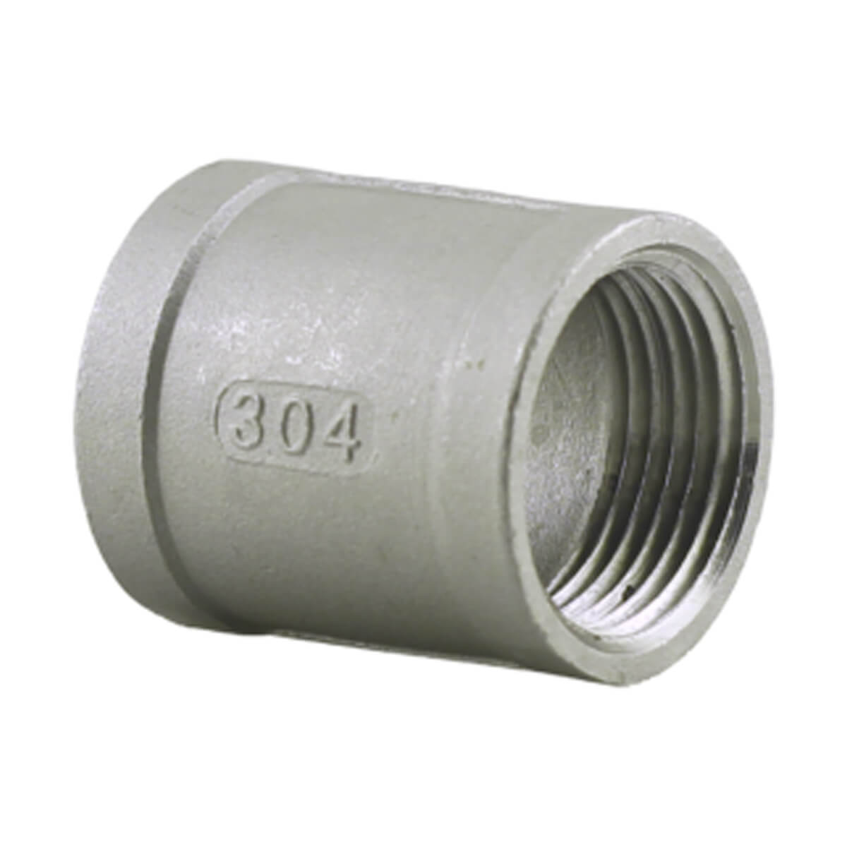 Coupling 304 Stainless Steel - 3/8-in