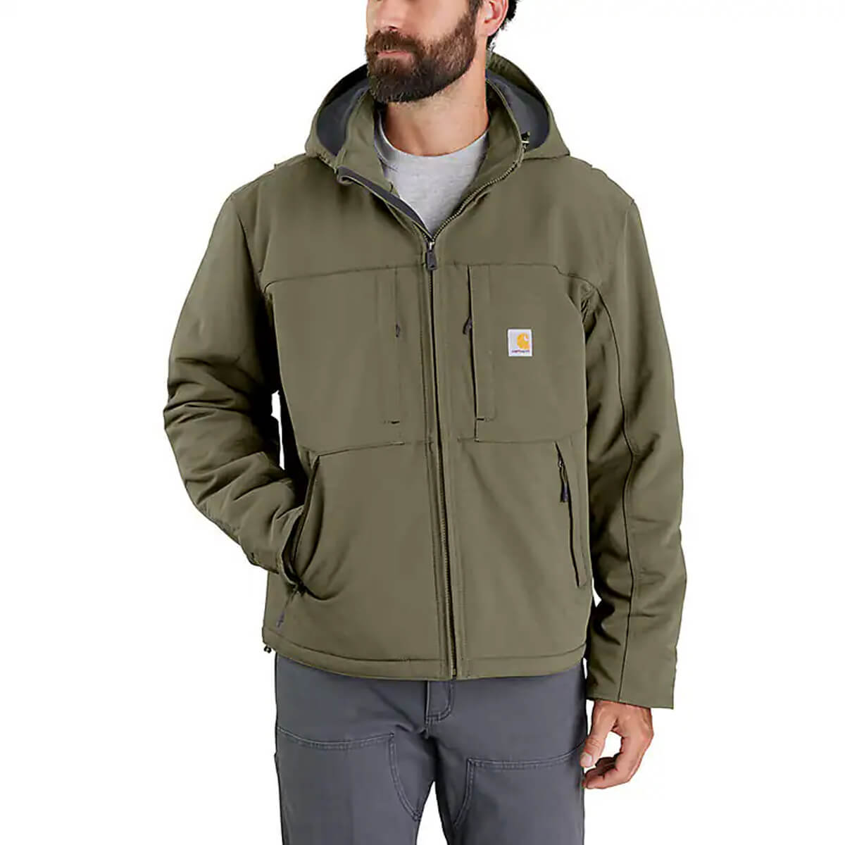 Carhartt Men's Super Dux® Full Swing® Insulated Tech Jacket - Burnt Olive