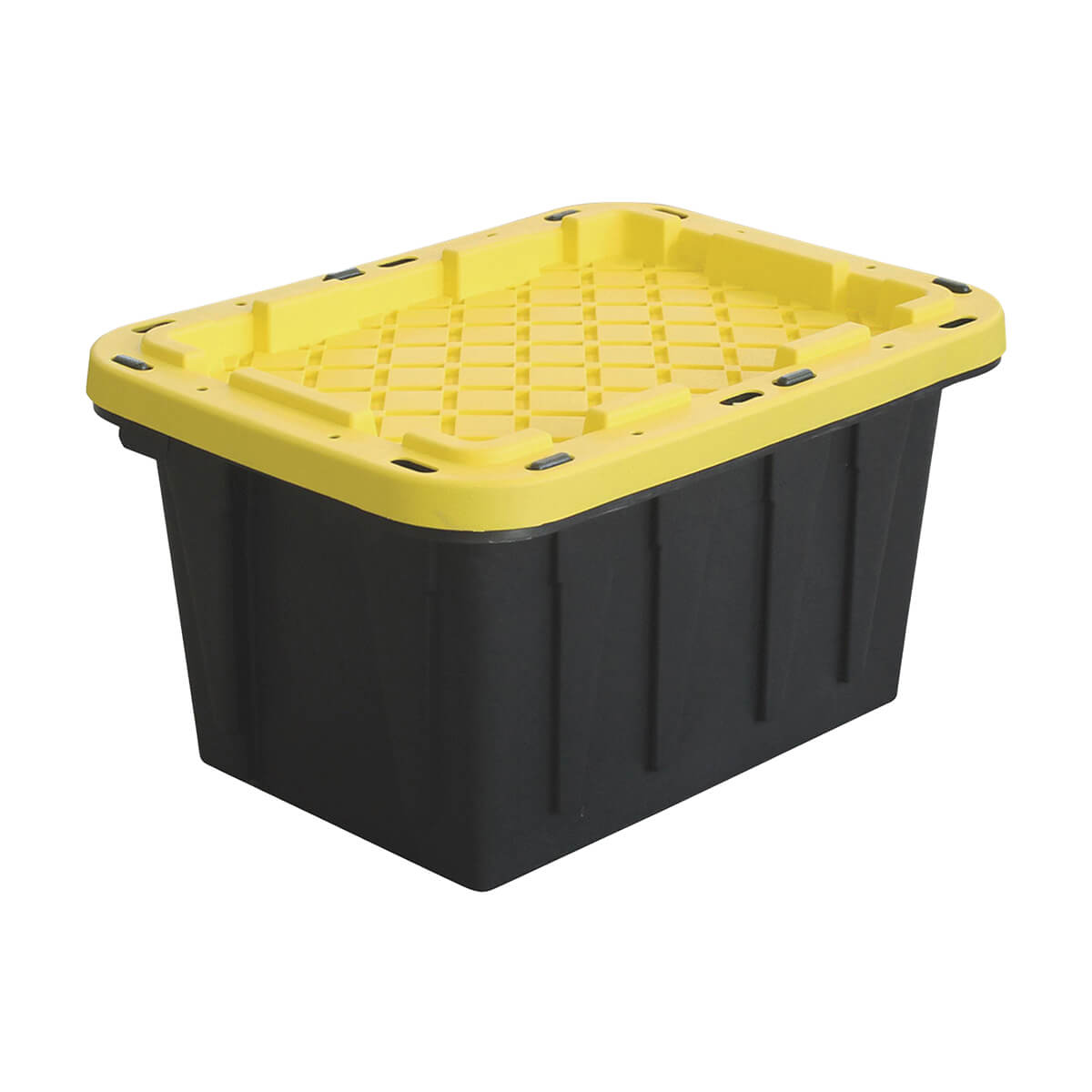 Strong Storage Box - Black/Yellow - 45 L