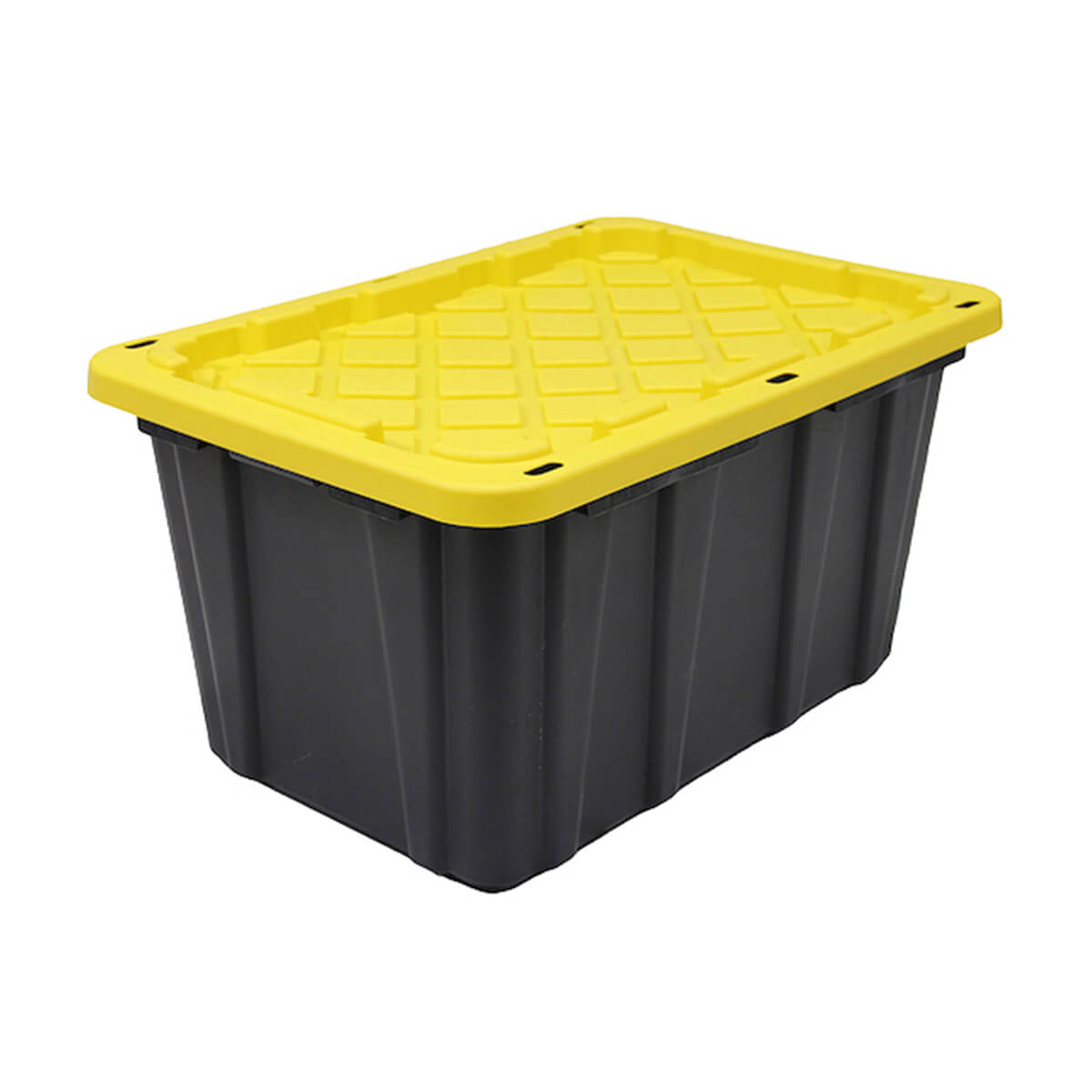 Strong Storage Box - Black/Yellow - 102 L