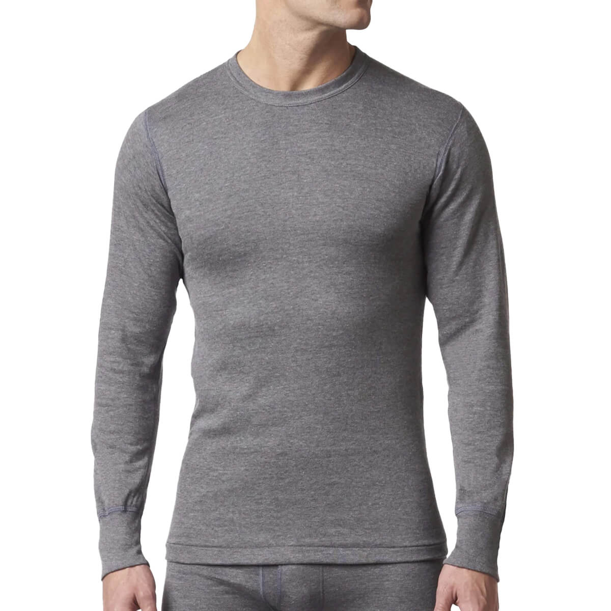 Two-Layer Men's Base Layer Top - Grey