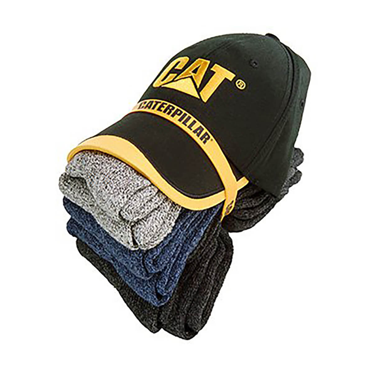 CAT® Cap and Sock Bundle - 6 Pack