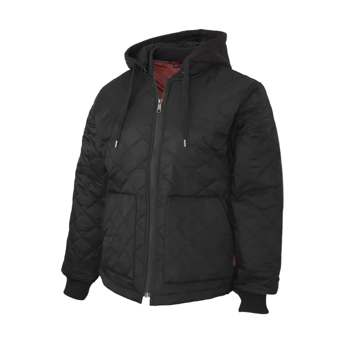 Tough Duck Women's Hooded Primaloft Freezer Jacket - Black