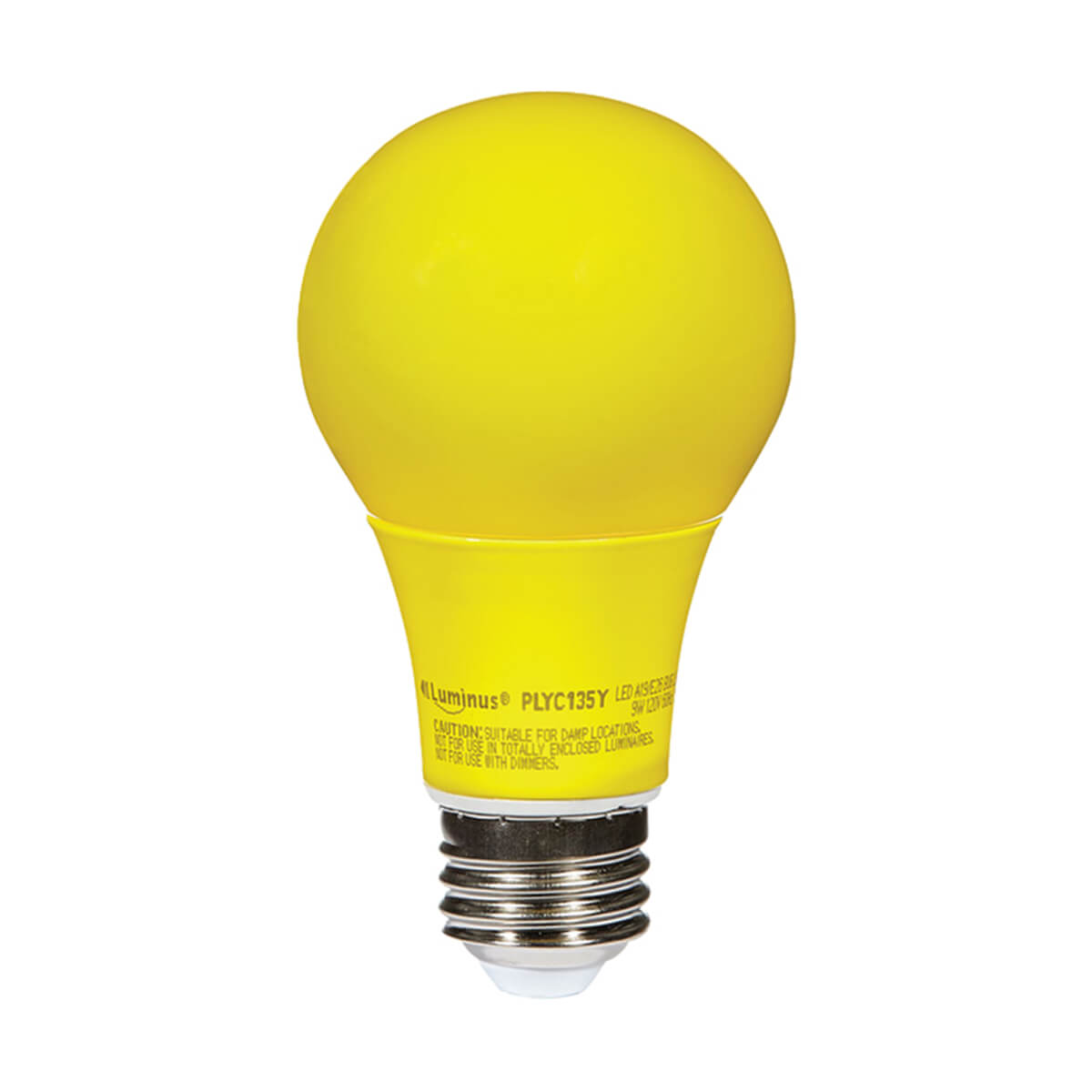 Luminus Yellow LED Bulb A19 9W