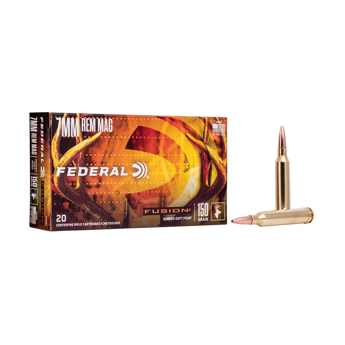 Fusion Rifle 7mm Rem Mag 150 Grain - 20 Pack