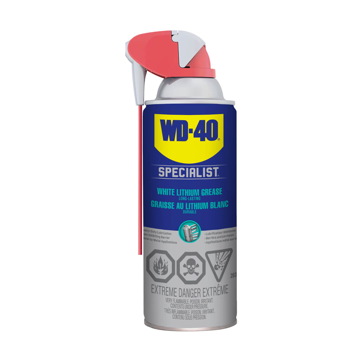 WD-40 SPECIALIST® Smart Straw White Lithium Grease - 283 g