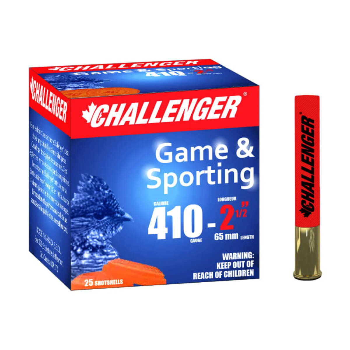 Game & Sporting 410 Gauge 5 Shot Size - 2-1/2-in - 25 Pack