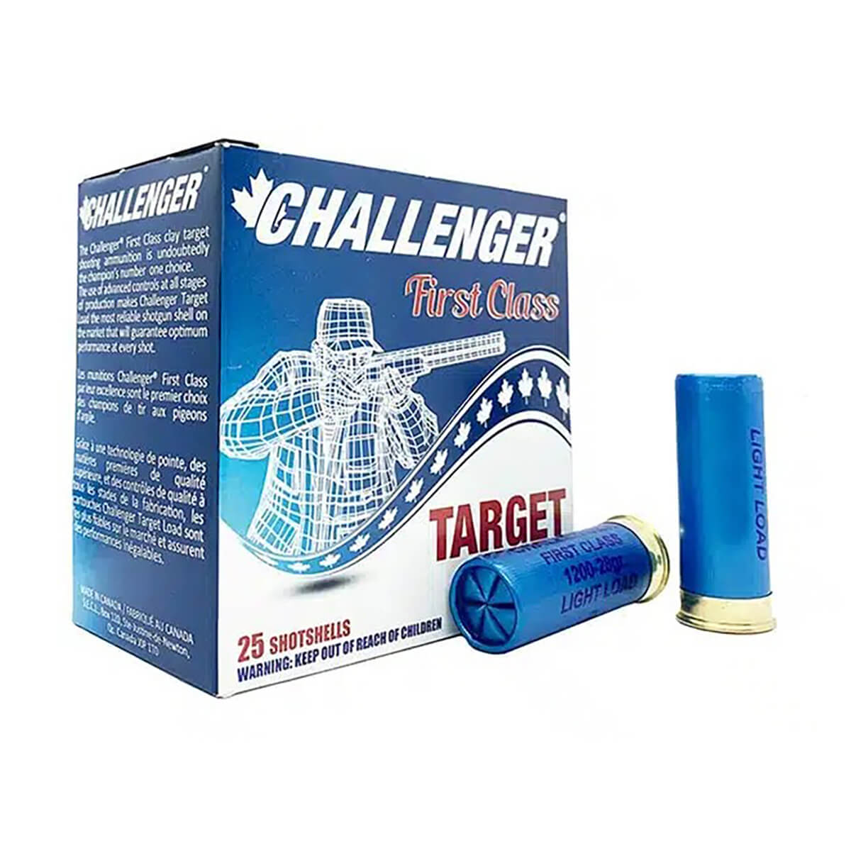 First Class Target Load 12 Gauge 7.5 Shot Size - 2-3/4-in - 25 Pack