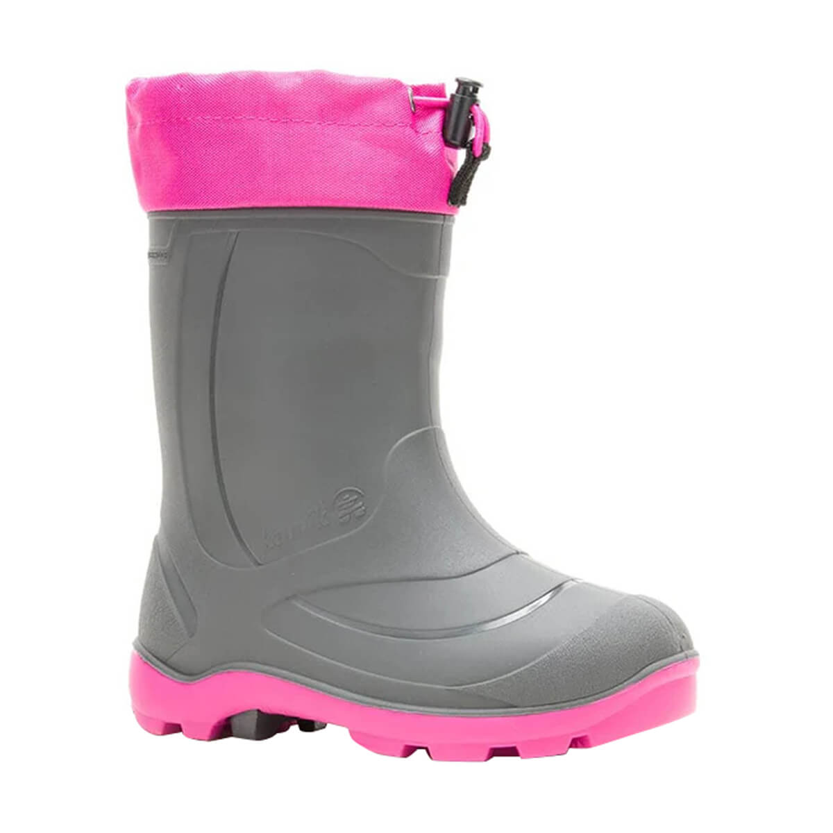 Kamik Kids Snowbuster 1 Winter Boot - Charcoal/Magenta - 6