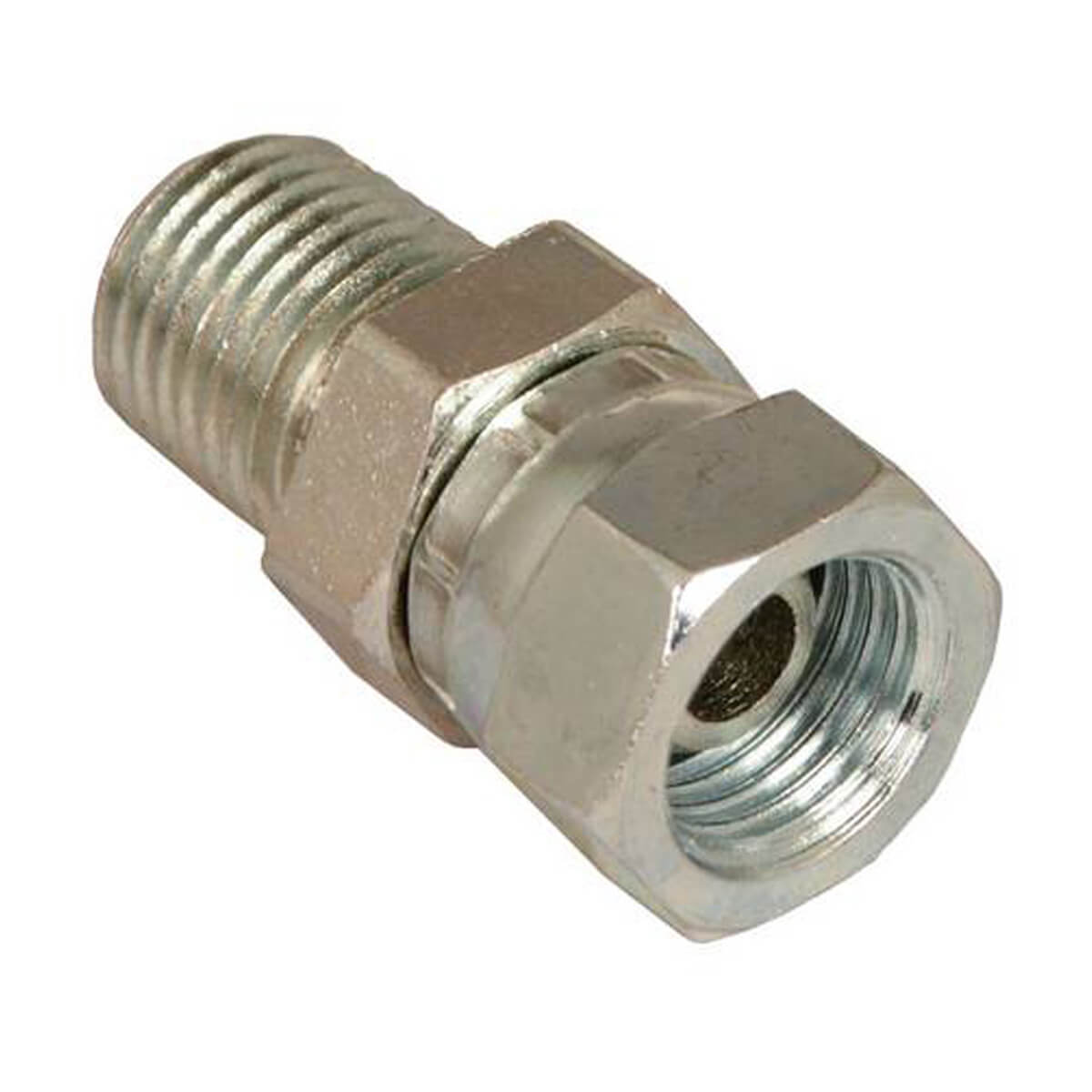 Hydraulic Swivel Adapter - 1/2-in MPT x 1/2-in FPT