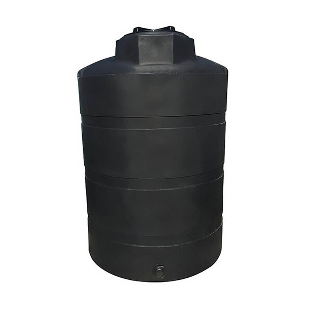 Upright Water Tank - Black - 500 Gal