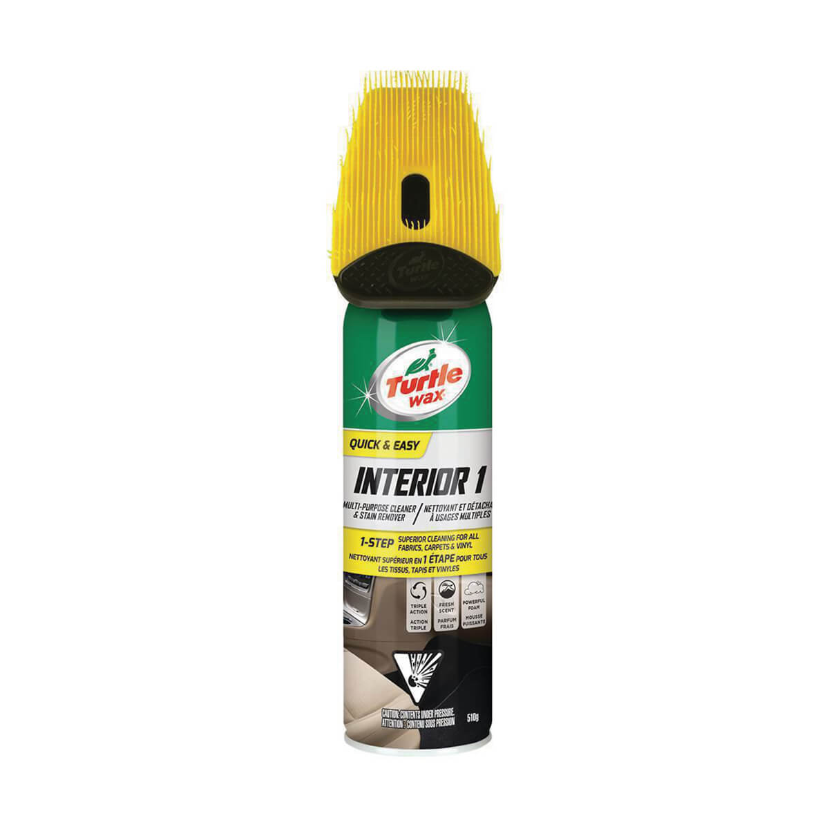 Turtle Wax Interior 1 Multi-Purpose Cleaner & Car Seat Stain Remover - 532 ml