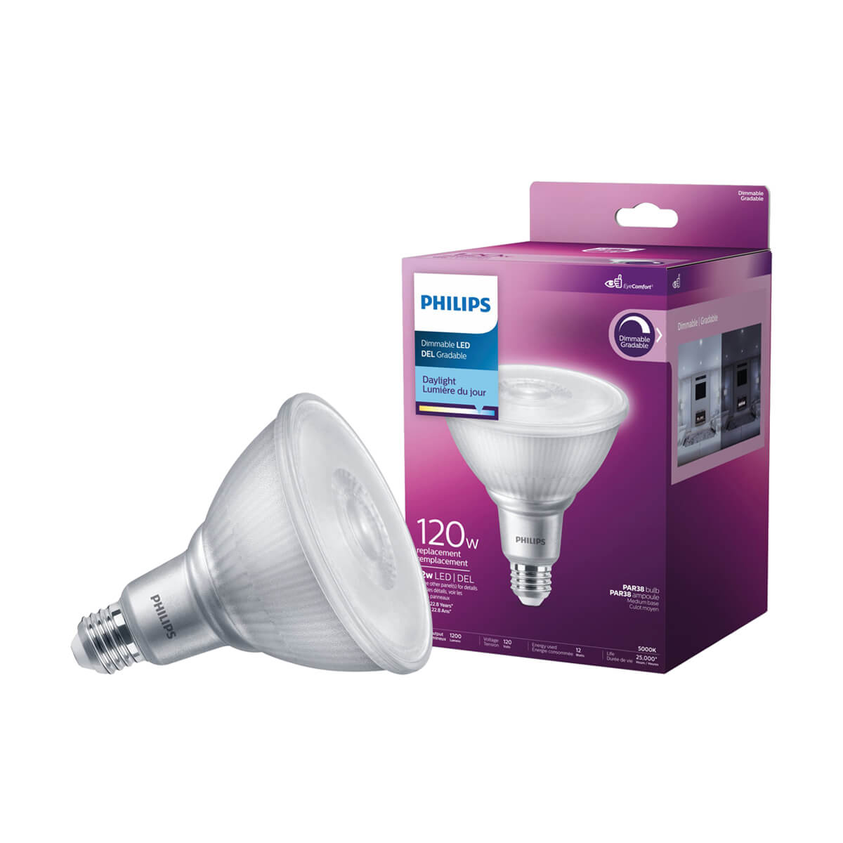 Philips LED PAR38 Dimmable Light Bulb - 120W - Daylight