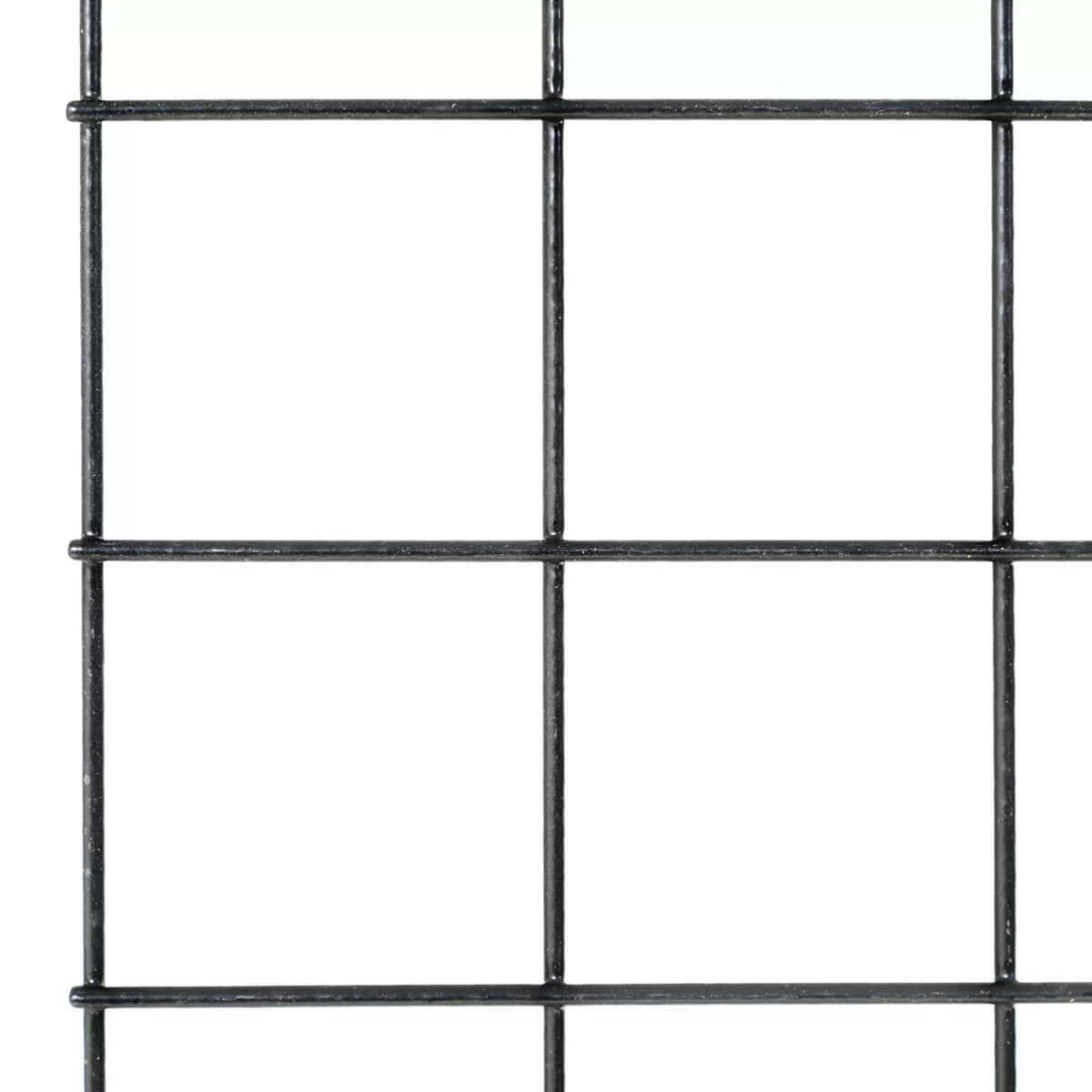 Edge Line Black PVC Welded Mesh Panel - 14 Line - 48-in x 8-ft