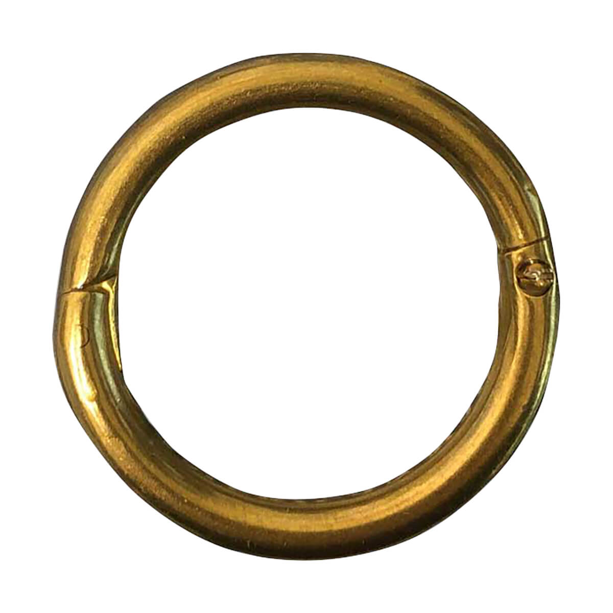 #31 Bull Rings - Brass - Stone