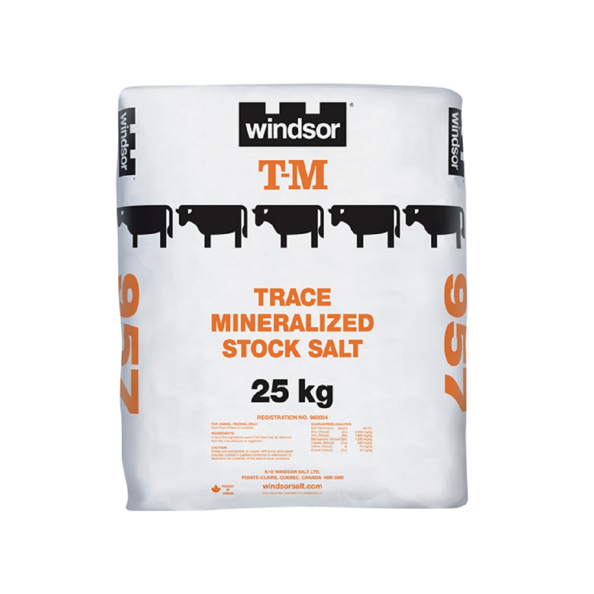 Windsor Trace Mineralized Stock Salt - T.M. - 25 kg - Bag Windsor Trace Mineralized Stock Salt - T.M. - 25 kg - Bag