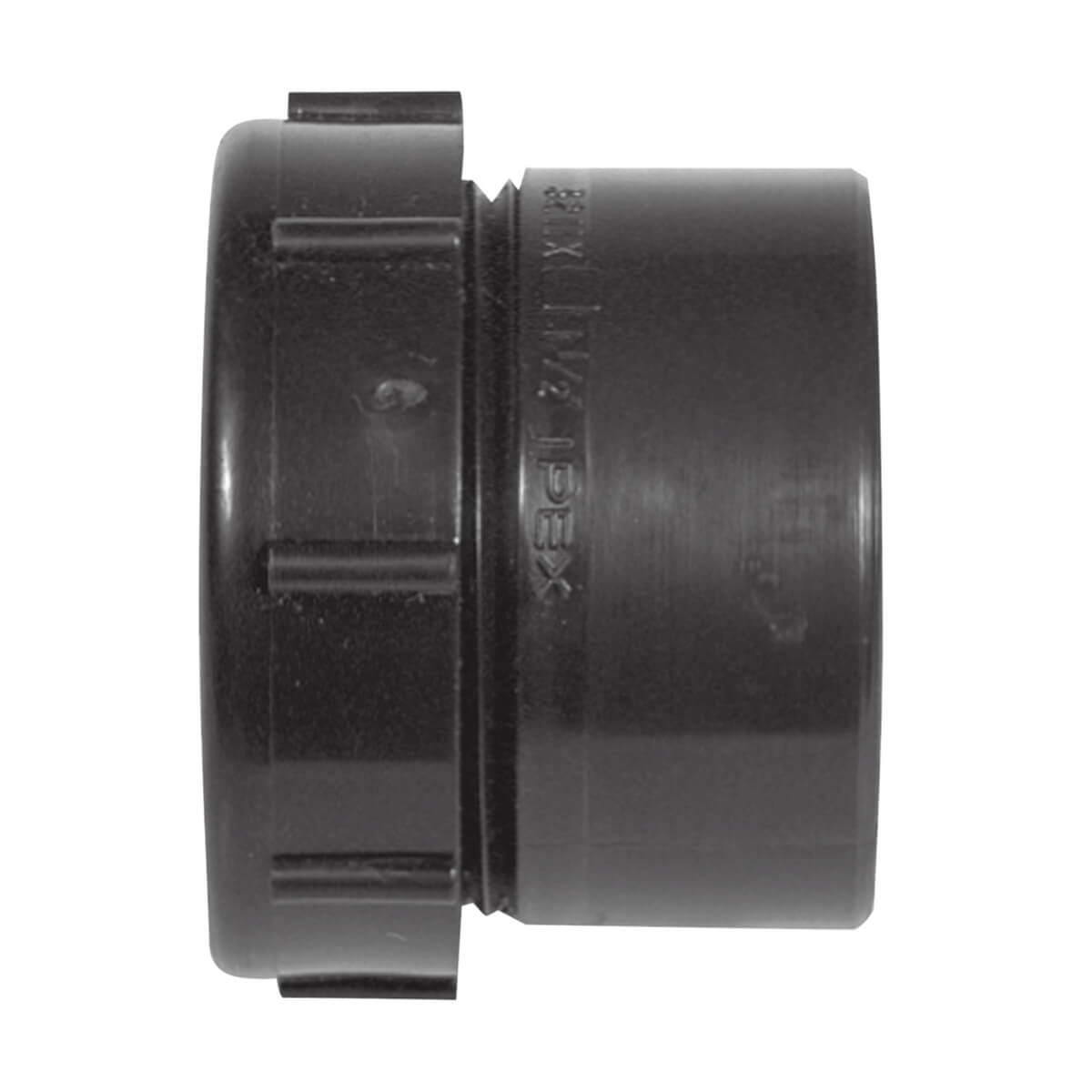 ABS-DWV Male Trap Adapter - Spigot x Plastic Nut - 1-1/2-in