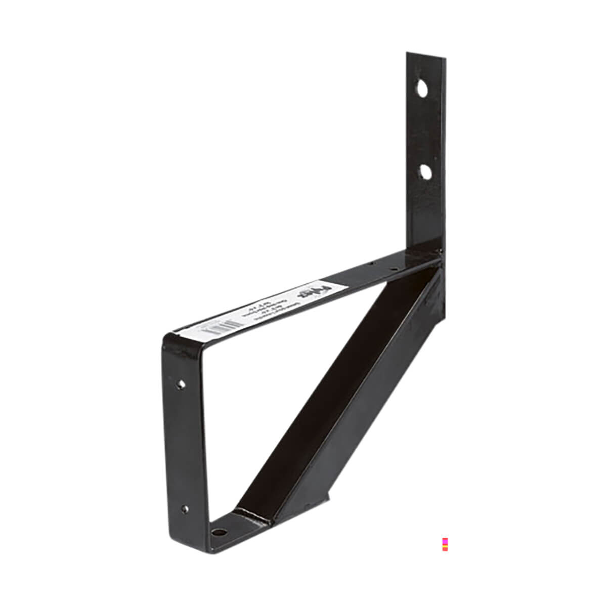Contractor Solutions 1 Step, Black Exterior Steel Stair Riser