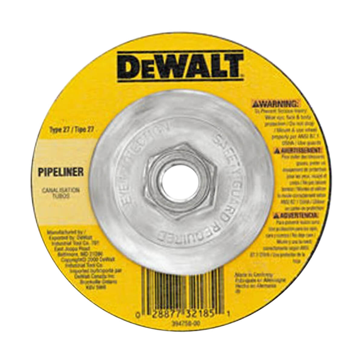 DEWALT 5-in Pipeline Cutting Wheel - 7/8-in Arbor