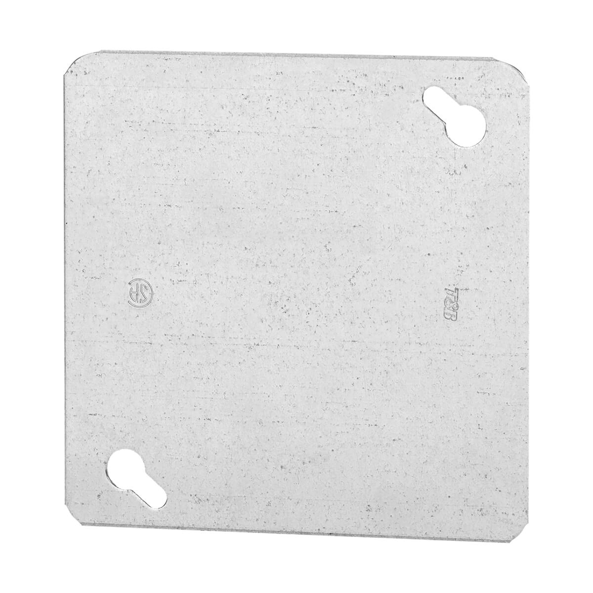 Square Blank Flat Cover - 4-in